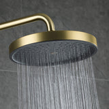 Thermostatic Shower System with Adjustable Bathtub Waterfall and Multi-Function Handheld Shower