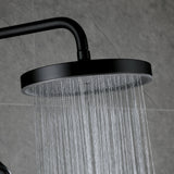 Thermostatic Shower System with Adjustable Bathtub Waterfall and Multi-Function Handheld Shower