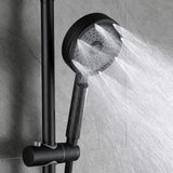 Thermostatic Shower System with Adjustable Bathtub Waterfall and Multi-Function Handheld Shower