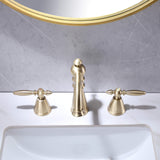 Antique Brass Widespread Bathroom Faucet Farmhouse Washingroom Vanity Faucet HG8803BG