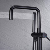 Floor Mount Tub Filler Freestanding Bathroom Matte Black JK0048