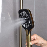 Wall Mount 4-Spray Shower Faucet Set Anti Scald Brass Thermostatic Shower System