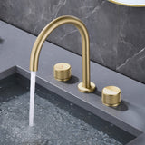 Widespread Bathroom Faucet Two Handle Basin Sink Mixer Tap RB1066