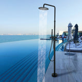 Outdoor Shower Adjustable Height Shower Head for Outside/Poolside/Patio Drench Shower