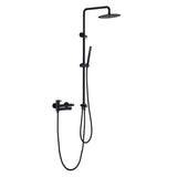 3-Function Shower System with Adjustable Showerhead and Foldable Tub Spout