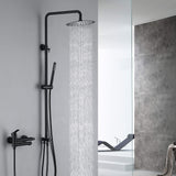 3-Function Shower System with Adjustable Showerhead and Foldable Tub Spout