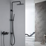 3-Function Shower System with Adjustable Showerhead and Foldable Tub Spout