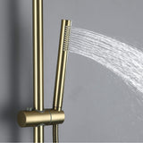 3-Function Shower System with Adjustable Showerhead and Foldable Tub Spout