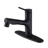 Bathroom Faucet with Pull Out Spray Hot and Cold Multi-Function Telescopic Single Hole Taps