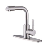 Single Handle Bathroom Faucet with 360° Rotatable Spout 304 Stainless Steel