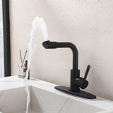 Single Handle Bathroom Faucet with 360° Rotatable Spout 304 Stainless Steel