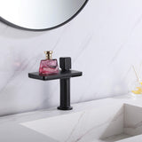 Modern Waterfall Bathroom Sink Faucet Solid Brass Single Handle Basin Mixer Tap