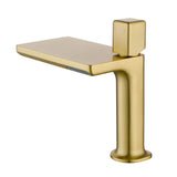 Modern Waterfall Bathroom Sink Faucet Solid Brass Single Handle Basin Mixer Tap