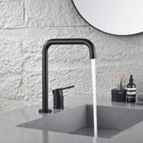 Bathroom Sink Faucet Single Handle Hot Cold Water Mixer Tap Rotate Spout Washbasin Faucet