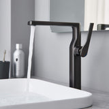 Luxury Bathroom Vessel Faucet High Basin Mixer Tall Sink Faucet Washbasin Tap