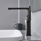 Single Hole Bathroom Vessel Faucet Matte Black JK0382