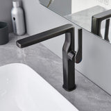 Single Hole Bathroom Vessel Faucet Matte Black JK0382