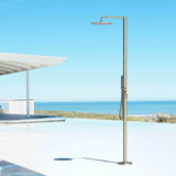 Outdoor Free Standing Shower System with 10 inch Rainfall Shower Head for Pool Beach