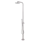 Luxury 316 Stainless Steel Outdoor Shower with 10-Inch Rain Shower Head and Handheld Sprayer