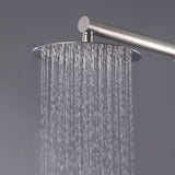 Luxury 316 Stainless Steel Outdoor Shower with 10-Inch Rain Shower Head and Handheld Sprayer