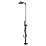 Luxury 316 Stainless Steel Outdoor Shower with 10-Inch Rain Shower Head and Handheld Sprayer