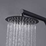 Luxury 316 Stainless Steel Outdoor Shower with 10-Inch Rain Shower Head and Handheld Sprayer