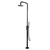 316 Stainless Steel High-Pressure Outdoor Shower with Handheld & Overhead Shower