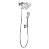 6-Inch Rainfall Showerhead/Handheld Combo  304 Stainless Steel (Valve Not Included)