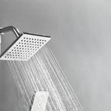 6-Inch Rainfall Showerhead/Handheld Combo  304 Stainless Steel (Valve Not Included)