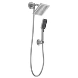 6-Inch Rainfall Showerhead/Handheld Combo  304 Stainless Steel (Valve Not Included)