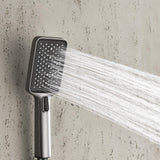 6-Inch Rainfall Showerhead/Handheld Combo  304 Stainless Steel (Valve Not Included)