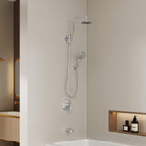 Shower Kit Handheld and Showerheads Combo Quick Retrofit Upgrade for Older Homes (Valve Not Included)