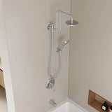 Shower Kit Handheld and Showerheads Combo Quick Retrofit Upgrade for Older Homes (Valve Not Included)