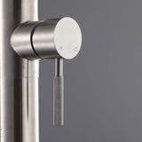 Floor Standing Stainless Steel Outdoor Shower Column Brushed Nickel JK0428