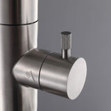 Premium 304 Stainless Steel Outdoor Shower Fixture with Rainfall & Handheld Shower JK0429