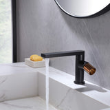 Bathroom Lavatory Basin Sink Faucet with Extended Spout