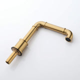 Widespread Bathroom Sink Faucet Retro Industrial Brass Dual Handle 3 Holes Lavatory Mixer Tap