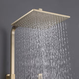 Wall Mount 3-in-1 Thermostatic Shower System Includes Concealed Valve