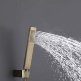 Wall Mount 3-in-1 Thermostatic Shower System Includes Concealed Valve