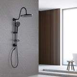 Wall Mount Shower System with Handheld Shower and Soap Dish (Valve Not Included)