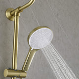 Wall Mount Shower System with Handheld Shower and Soap Dish (Valve Not Included)