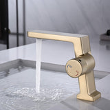 Solid Brass Bathroom Basin Faucet Hot and Cold Water Sink Mixer Tap Single Handle